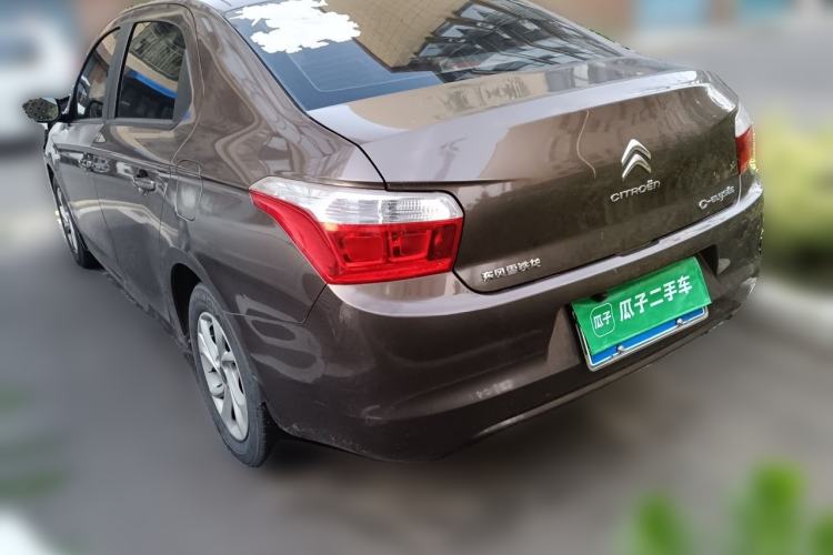 Used Citroen Elysee 2015 Zhishang Edition 1.6L Manual Fashion Model Rear Left 45 Deg