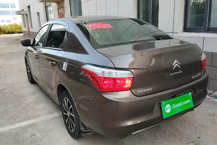 Used Citroen Elysee 2015 Zhishang Edition 1.6L Manual Fashion Model Rear Left 45 Deg