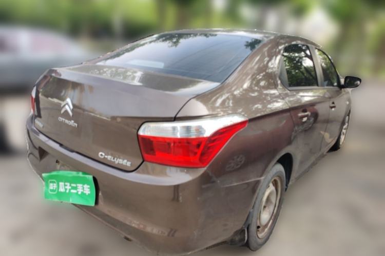 Used Citroen Elysee 2015 Zhishang Edition 1.6L Manual Fashion Model Rear Right 45 Deg