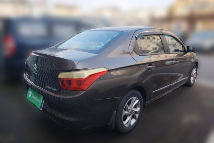 Used Citroen Elysee 2015 ZhiShang Edition 1.6L Automatic Comfort Version Rear Right 45 Deg