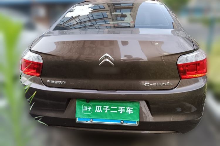 Used Citroen Elysee 2015 Zhishang Edition 1.6L Manual Fashion Model Rear