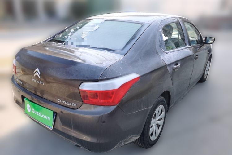 Used Citroen Elysee 2015 Zhishang Edition 1.6L Manual Fashion Model Rear Right 45 Deg