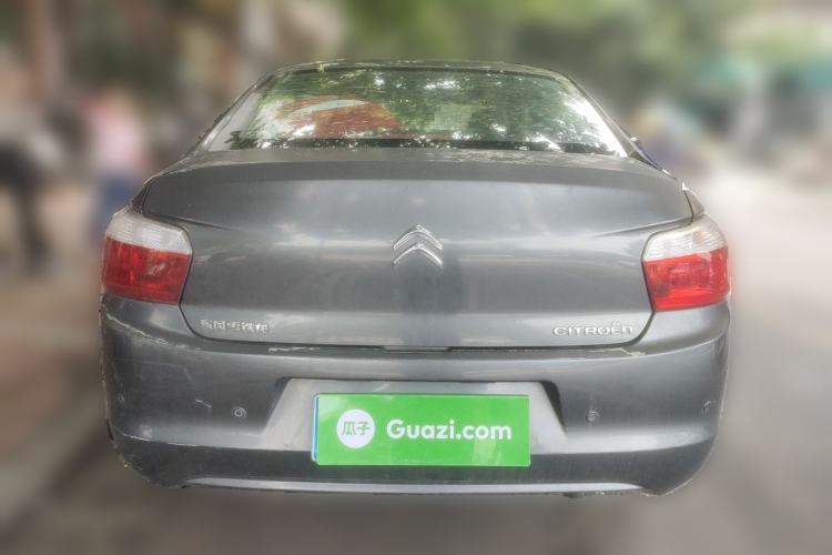 Used Citroen Elysee 2015 Zhishang Edition 1.6L Manual Fashion Model Rear