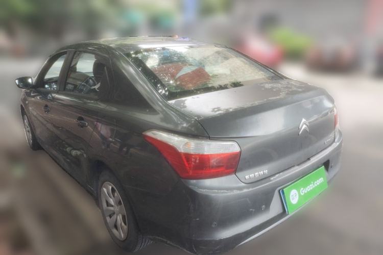 Used Citroen Elysee 2015 Zhishang Edition 1.6L Manual Fashion Model Rear Left 45 Deg