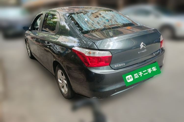 Used Citroen Elysee 2015 Zhishang Edition 1.6L Manual Fashion Model Rear Left 45 Deg