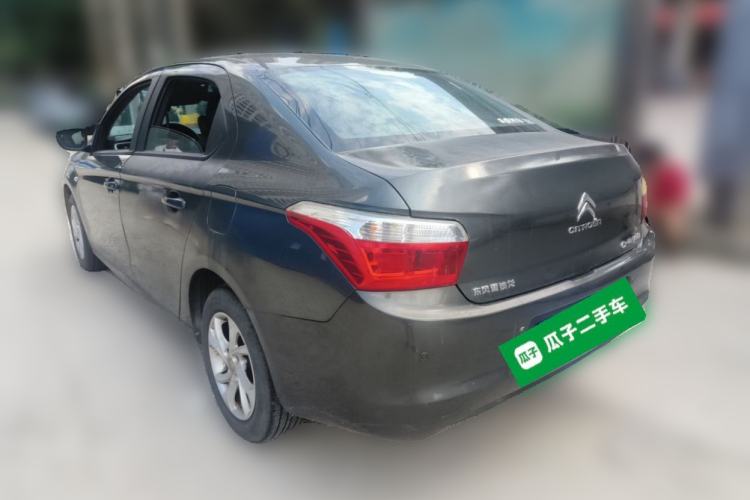 Used Citroen Elysee 2015 Zhishang Edition 1.6L Manual Fashion Model Rear Left 45 Deg