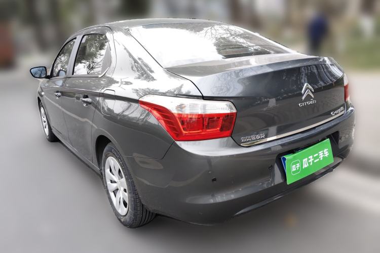 Used Citroen Elysee 2015 Zhishang Edition 1.6L Manual Fashion Model Rear Left 45 Deg