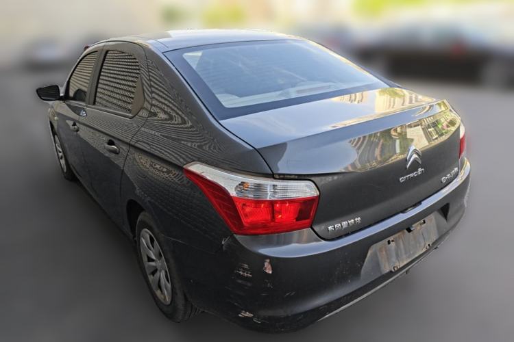 Used Citroen Elysee 2015 Zhishang Edition 1.6L Manual Fashion Model Rear Left 45 Deg