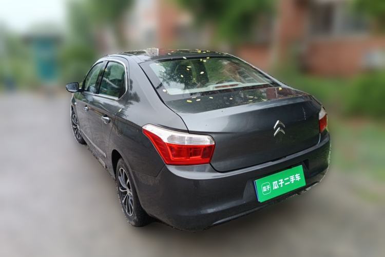 Used Citroen Elysee 2015 Zhishang Edition 1.6L Manual Fashion Model Rear Left 45 Deg
