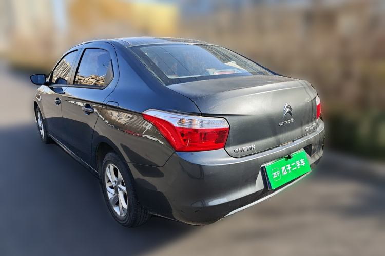 Used Citroen Elysee 2015 Zhishang Edition 1.6L Manual Fashion Model Rear Left 45 Deg