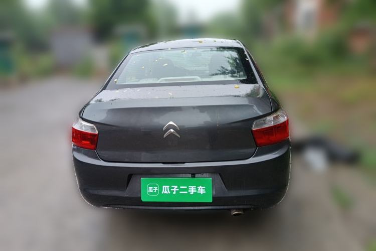 Used Citroen Elysee 2015 Zhishang Edition 1.6L Manual Fashion Model Rear