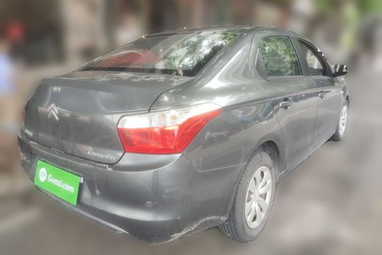 Used Citroen Elysee 2015 Zhishang Edition 1.6L Manual Fashion Model Rear Right 45 Deg