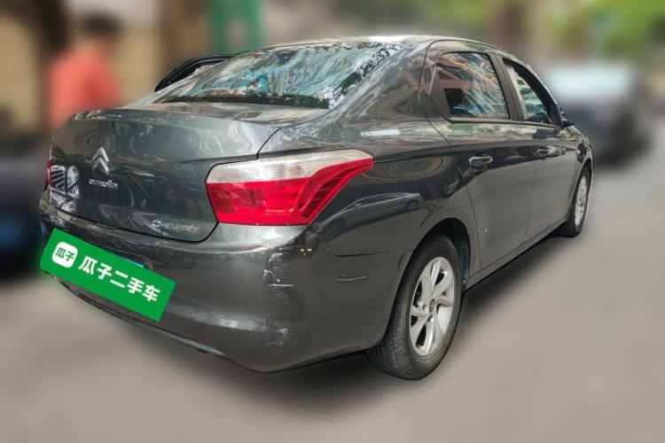Used Citroen Elysee 2015 Zhishang Edition 1.6L Manual Fashion Model Rear Right 45 Deg
