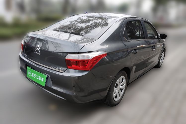 Used Citroen Elysee 2015 Zhishang Edition 1.6L Manual Fashion Model Rear Right 45 Deg