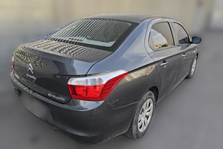 Used Citroen Elysee 2015 Zhishang Edition 1.6L Manual Fashion Model Rear Right 45 Deg