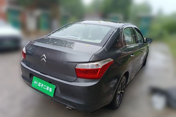 Used Citroen Elysee 2015 Zhishang Edition 1.6L Manual Fashion Model Rear Right 45 Deg