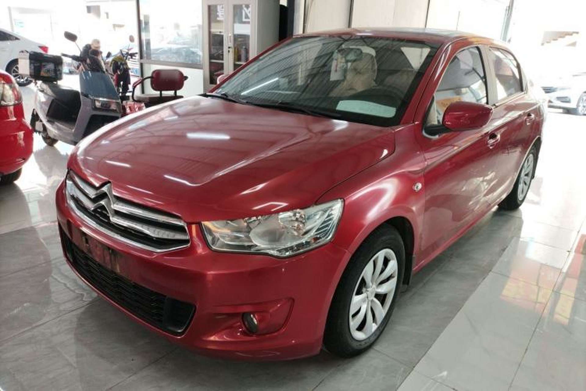 Used Citroen Elysee 2015 Qishang Edition 1.6L Automatic Fashion Model Front Left 45 Deg
