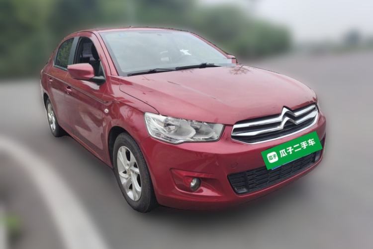 Used Citroen Elysee 2015 Zhishang Edition 1.6L Manual Fashion Model Front Right 45 Deg