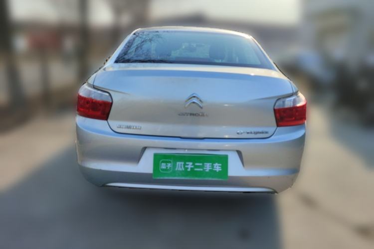 Used Citroen Elysee 2015 Zhishang Edition 1.6L Manual Fashion Model Rear