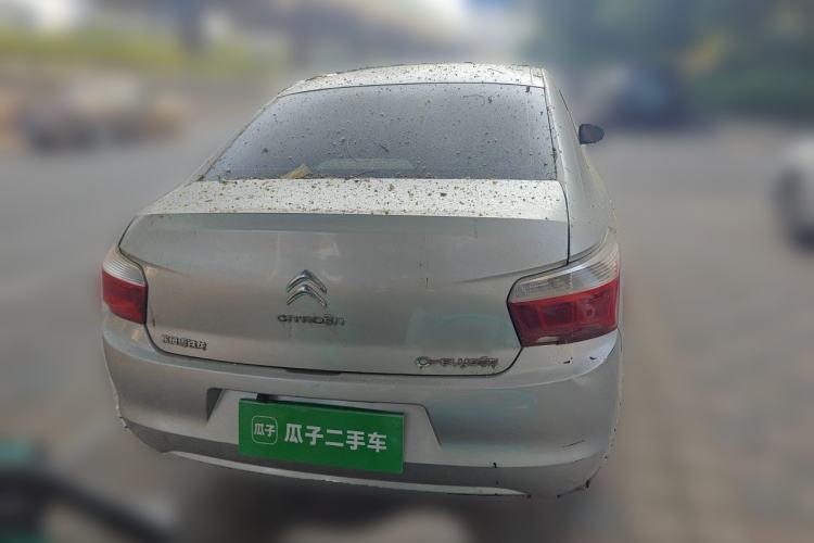 Used Citroen Elysee 2015 Zhishang Edition 1.6L Manual Fashion Model Rear