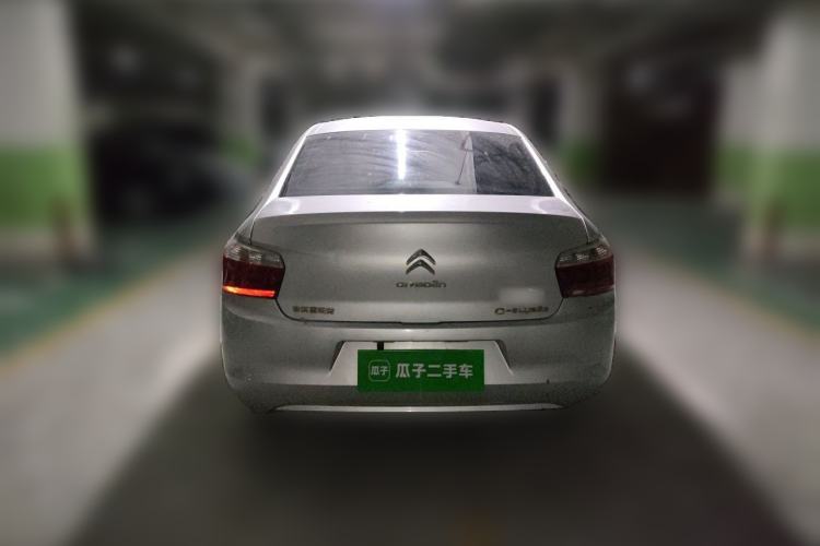 Used Citroen Elysee 2015 Zhishang Edition 1.6L Manual Fashion Model Rear