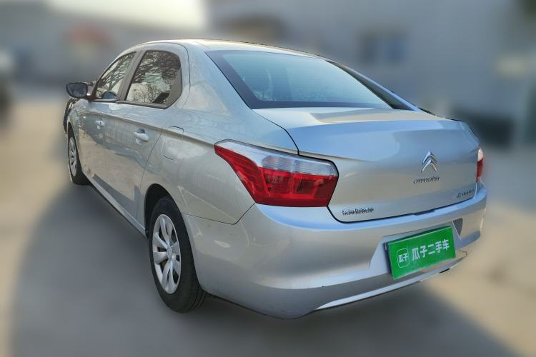 Used Citroen Elysee 2015 Zhishang Edition 1.6L Manual Fashion Model Rear Left 45 Deg