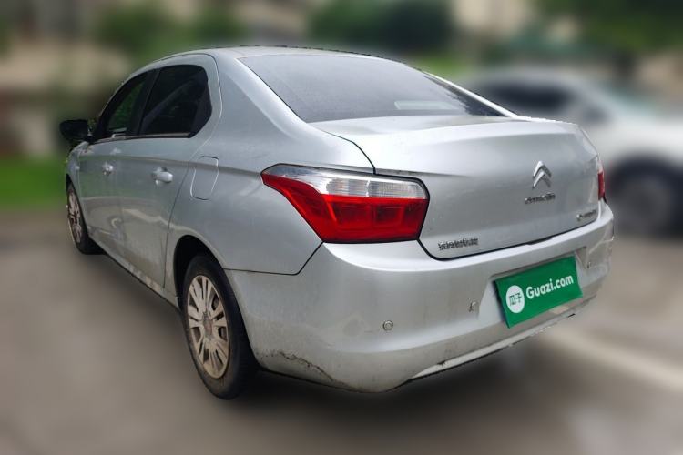 Used Citroen Elysee 2015 Zhishang Edition 1.6L Manual Fashion Model Rear Left 45 Deg