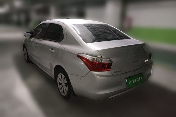 Used Citroen Elysee 2015 Zhishang Edition 1.6L Manual Fashion Model Rear Left 45 Deg