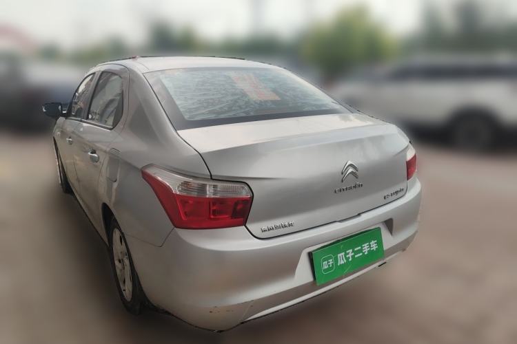 Used Citroen Elysee 2015 Zhishang Edition 1.6L Manual Fashion Model Rear Left 45 Deg
