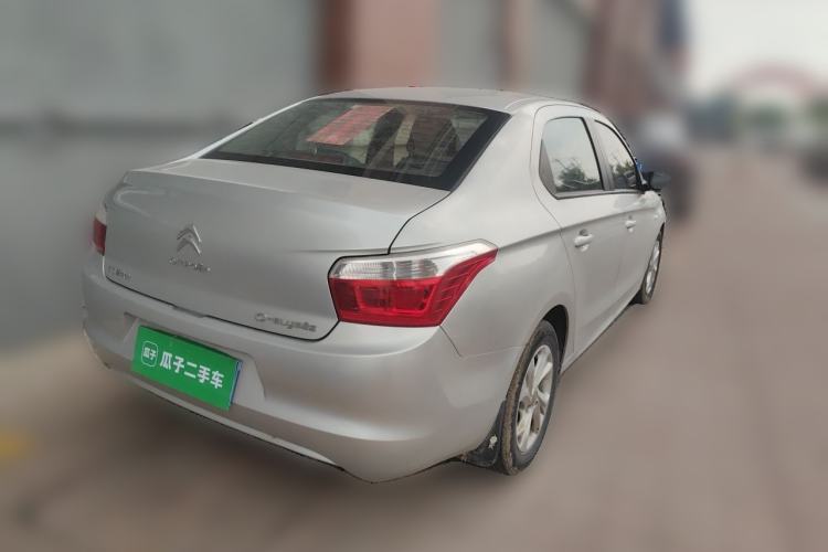 Used Citroen Elysee 2015 Zhishang Edition 1.6L Manual Fashion Model Rear Right 45 Deg