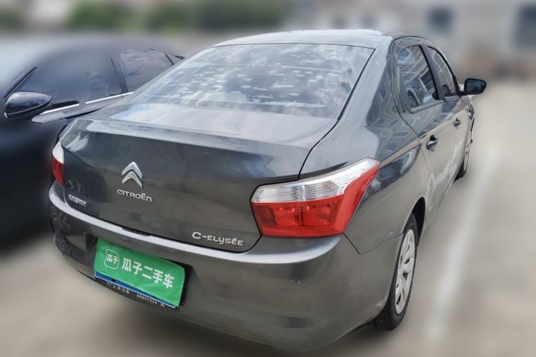 Used Citroen Elysee 2015 Qishang Edition 1.6L Automatic Fashion Model Rear Right 45 Deg