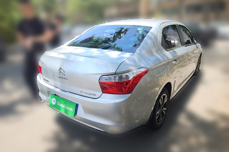 Used Citroen Elysee 2015 Zhishang Edition 1.6L Manual Fashion Model Rear Right 45 Deg