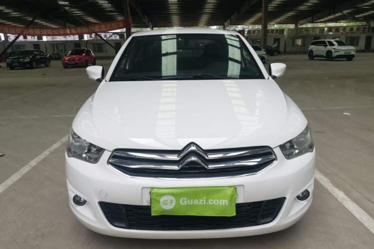 Used Citroen Elysee 2015 Zhishang Edition 1.6L Manual Fashion Model Front