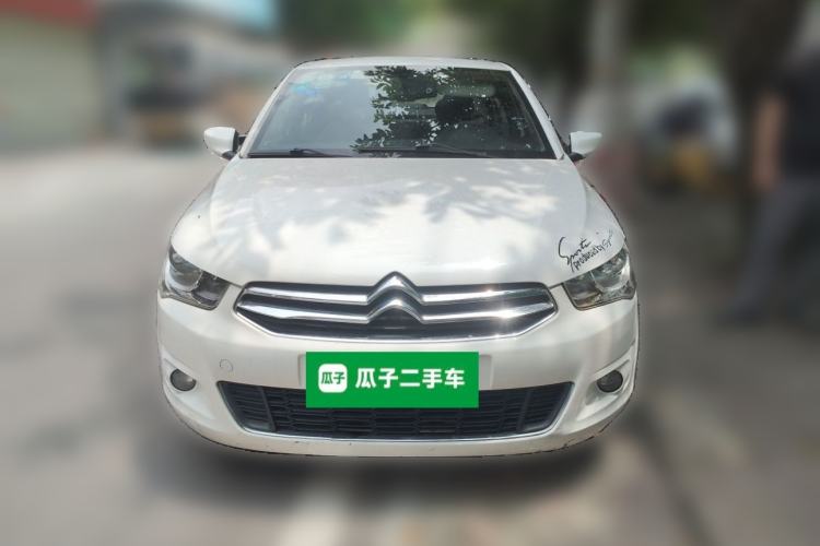 Used Citroen Elysee 2015 ZhiShang Edition 1.6L Manual Comfort Model Front