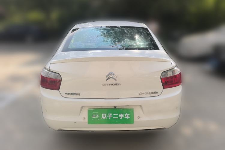 Used Citroen Elysee 2015 Zhishang Edition 1.6L Manual Fashion Model Rear
