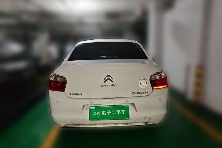 Used Citroen Elysee 2015 Zhishang Edition 1.6L Manual Fashion Model Rear