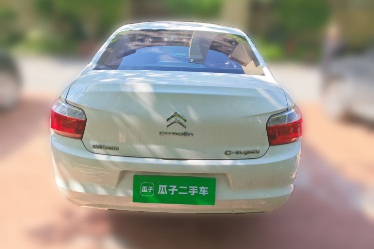 Used Citroen Elysee 2015 Qishang Edition 1.6L Automatic Fashion Model Rear