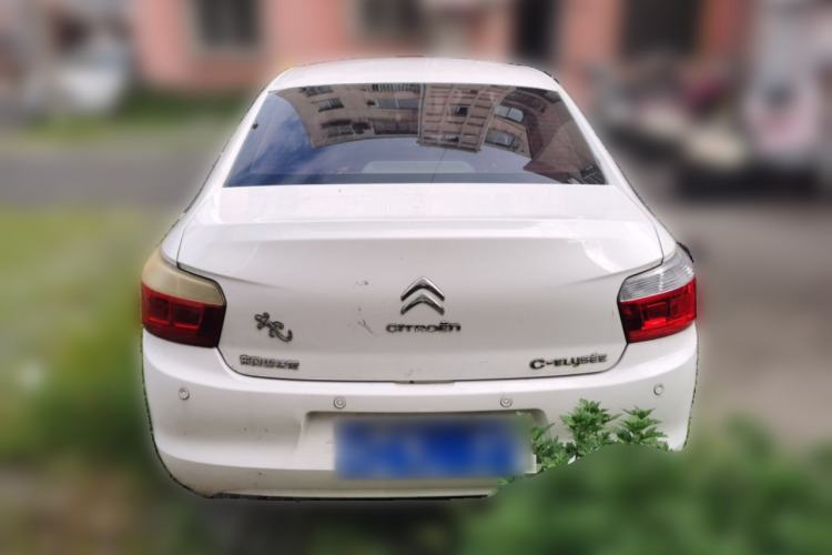 Used Citroen Elysee 2015 Qishang Edition 1.6L Automatic Fashion Model Rear