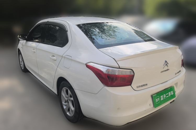 Used Citroen Elysee 2015 Zhishang Edition 1.6L Manual Fashion Model Rear Left 45 Deg
