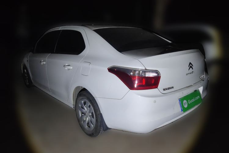 Used Citroen Elysee 2015 Zhishang Edition 1.6L Manual Fashion Model Rear Left 45 Deg