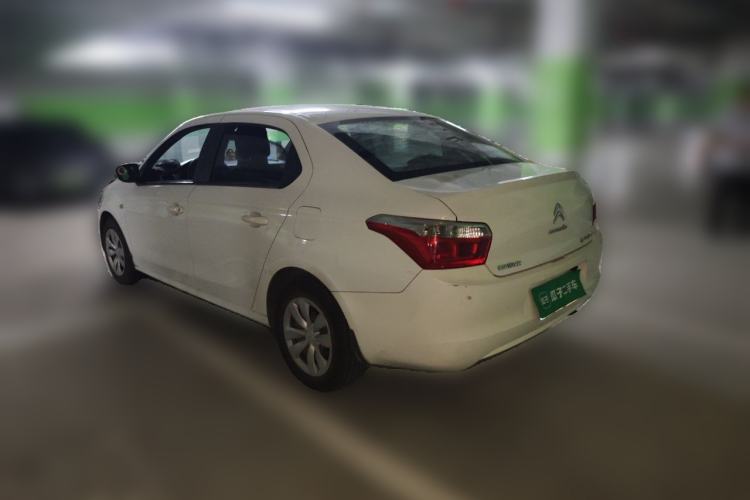 Used Citroen Elysee 2015 Zhishang Edition 1.6L Manual Fashion Model Rear Left 45 Deg