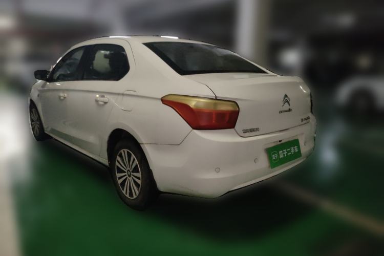 Used Citroen Elysee 2015 Zhishang Edition 1.6L Manual Fashion Model Rear Left 45 Deg