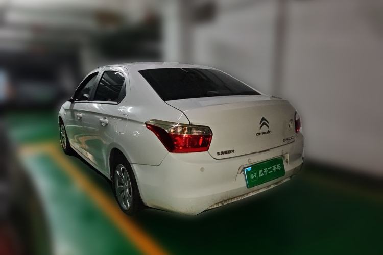 Used Citroen Elysee 2015 Zhishang Edition 1.6L Manual Fashion Model Rear Left 45 Deg