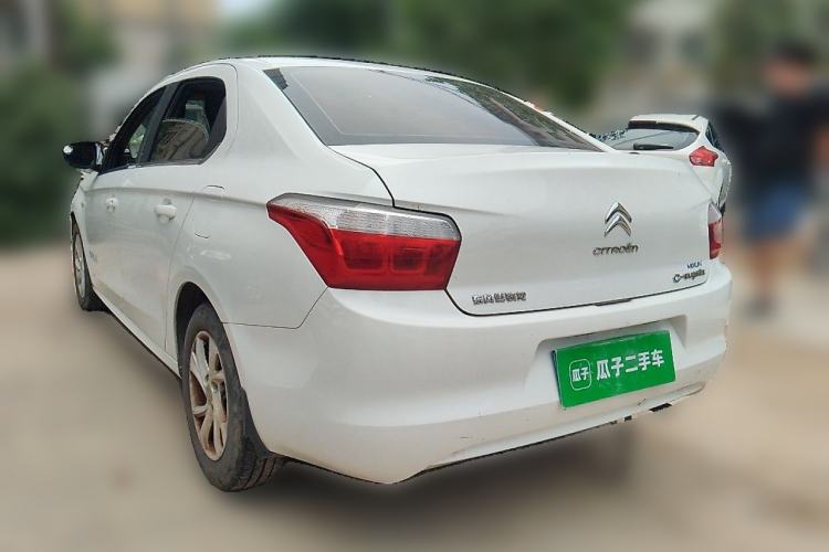 Used Citroen Elysee 2015 Zhishang Edition 1.6L Manual Fashion Model Rear Left 45 Deg