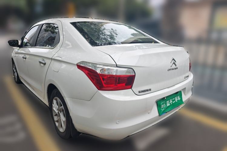Used Citroen Elysee 2015 Zhishang Edition 1.6L Manual Fashion Model Rear Left 45 Deg