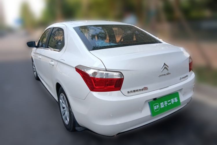 Used Citroen Elysee 2015 Qishang Edition 1.6L Automatic Fashion Model Rear Left 45 Deg