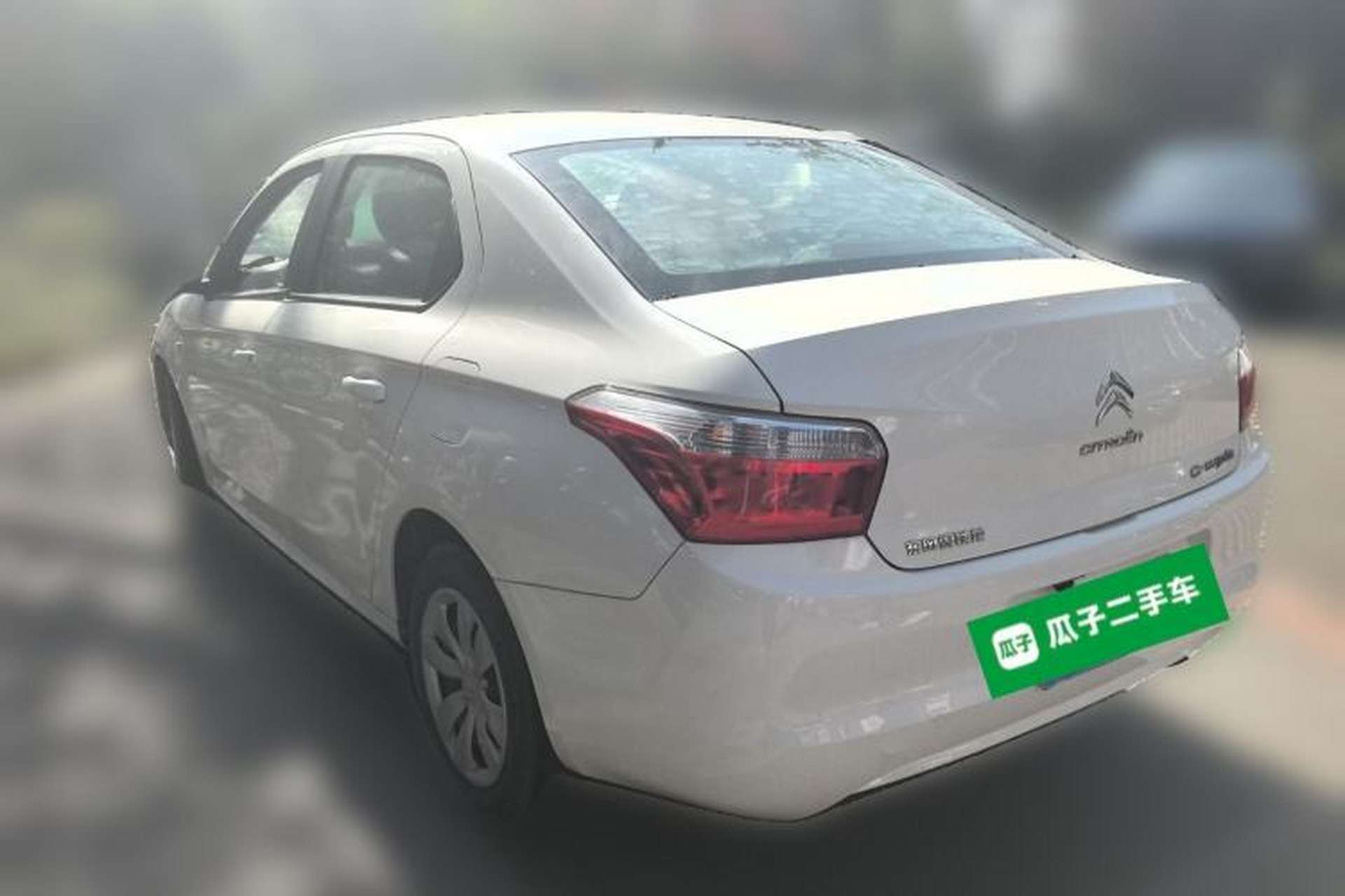 Used Citroen Elysee 2015 Qishang Edition 1.6L Automatic Fashion Model Rear Left 45 Deg