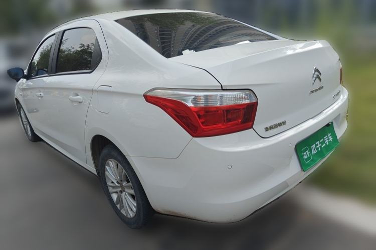 Used Citroen Elysee 2015 Zhishang Edition 1.6L Manual Fashion Model Rear Left 45 Deg