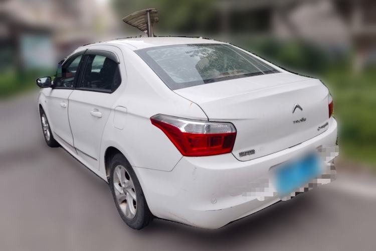 Used Citroen Elysee 2015 Zhishang Edition 1.6L Manual Fashion Model Rear Left 45 Deg