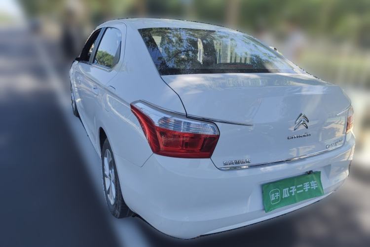 Used Citroen Elysee 2015 Zhishang Edition 1.6L Manual Fashion Model Rear Left 45 Deg